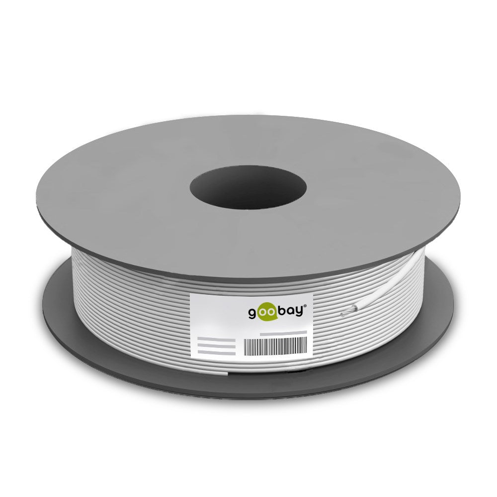 Goobay Network CAT 6a S/FTP CU 100m Grey