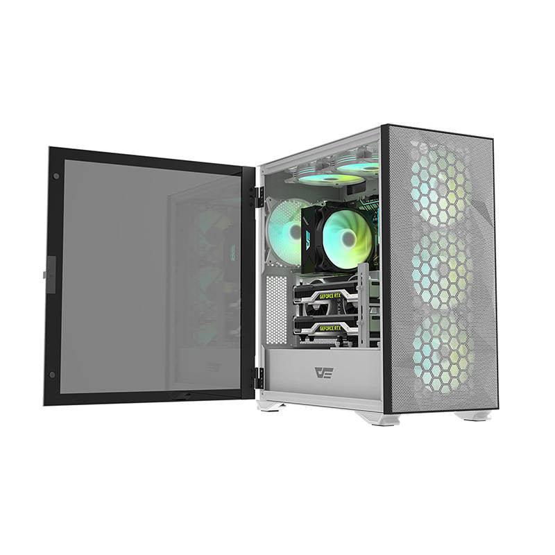 Computer Fan Set ARGB Darkflash C6 3in1 120x120 (hvid)