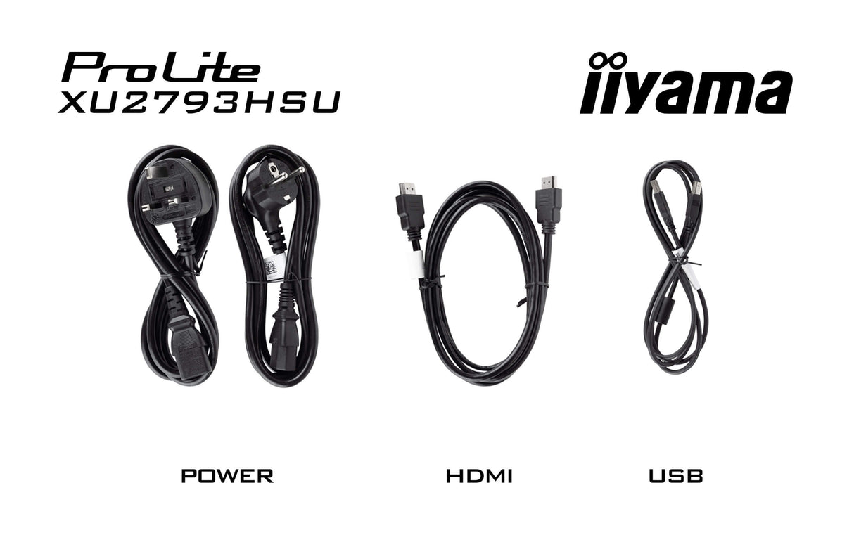 iiyama ProLite XU2793HSU-B7 computerskærm 68,6 cm (27) 1080 x 1920 pixel Fuld HD LED Sort