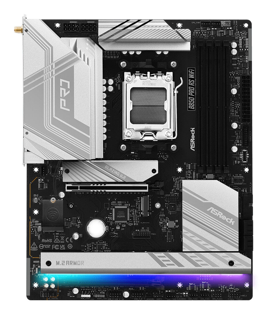 Asrock B850 Pro RS WiFi AMD B850 Sokkel AM5 ATX