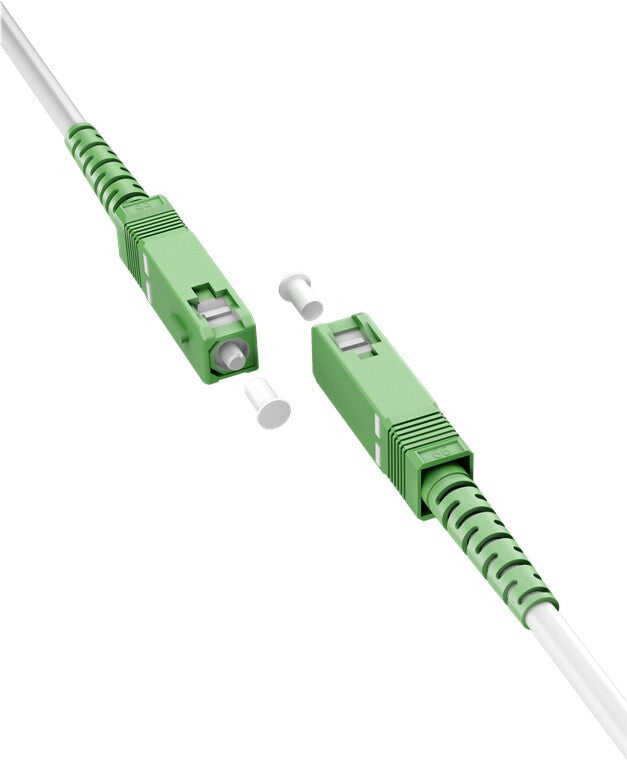Goobay 59597 InfiniBand og fiberoptisk kabel 5 m SC FTTH Hvid