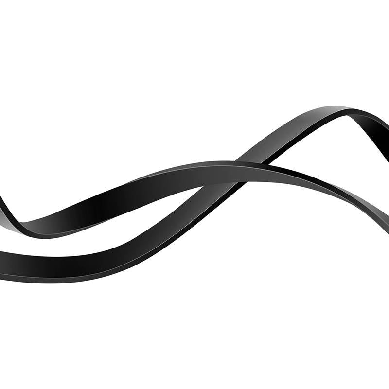 Baseus Bright Mirror 4, USB-C 3-i-1-kabel til mikro USB / USB-C / Lightning 100W / 3.5A 1.1m (Sort)