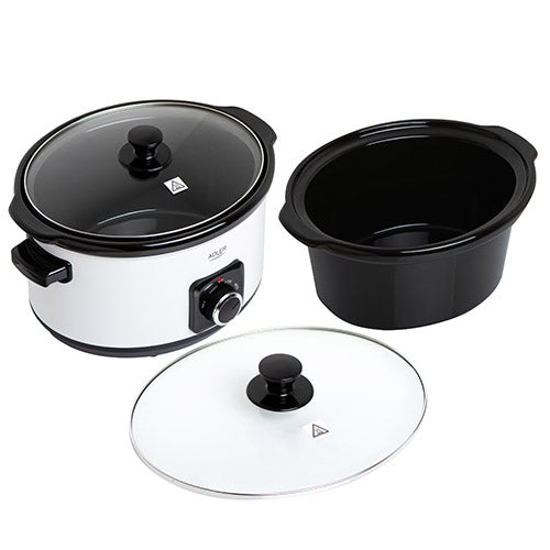 Adler AD 6413W gryde 5,8 L 290 W Hvid, Sort