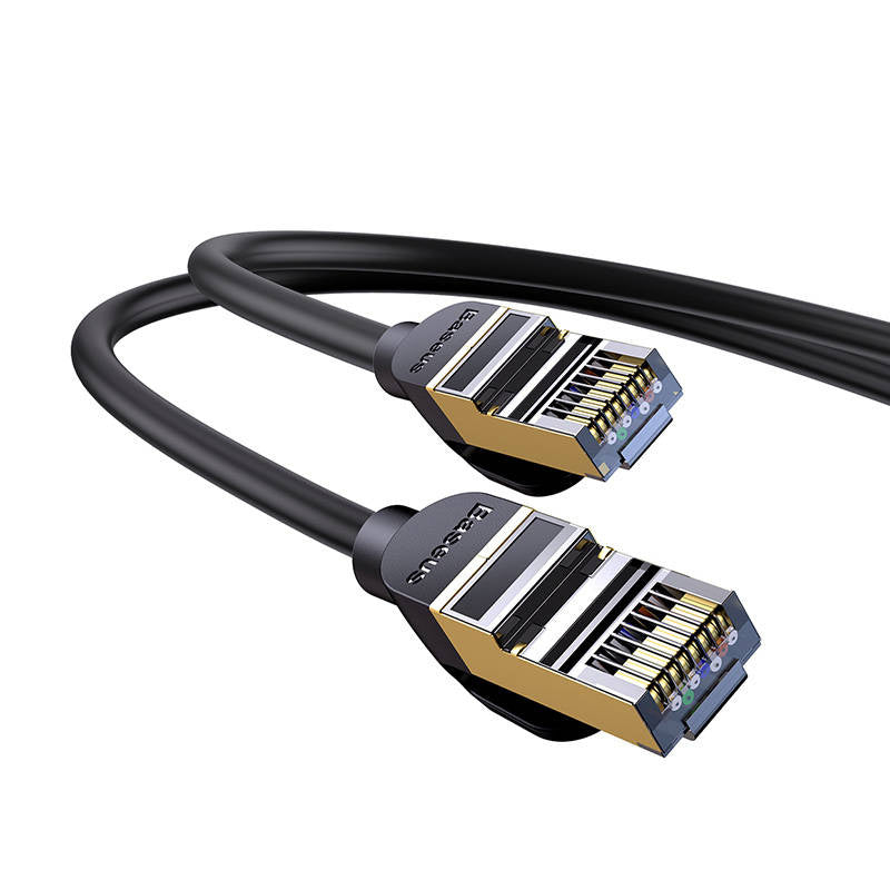 Baseus Ethernet RJ45, 10Gbps, 1m netværkskabel (sort)