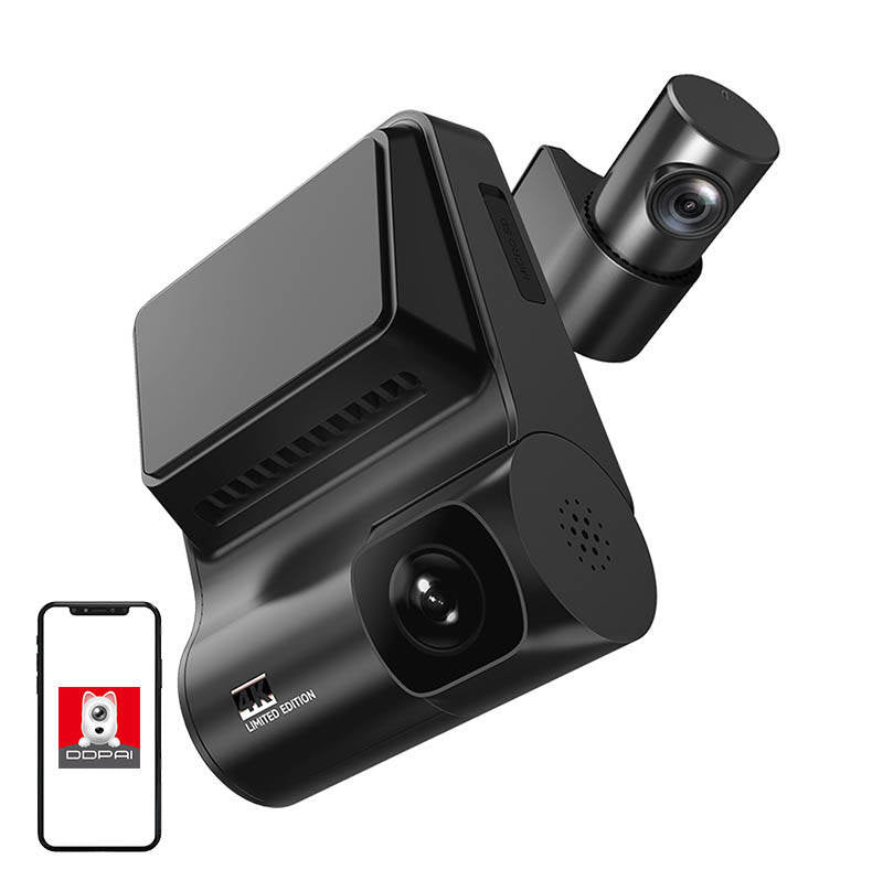 DDPAI Z50 GPS Dash cam DUAL WiFi 4K + Bagkamera