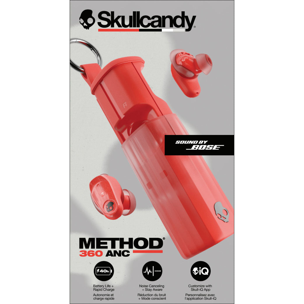 Skullcandy Headphone Method 360 In Ear Anc Red Plasma
