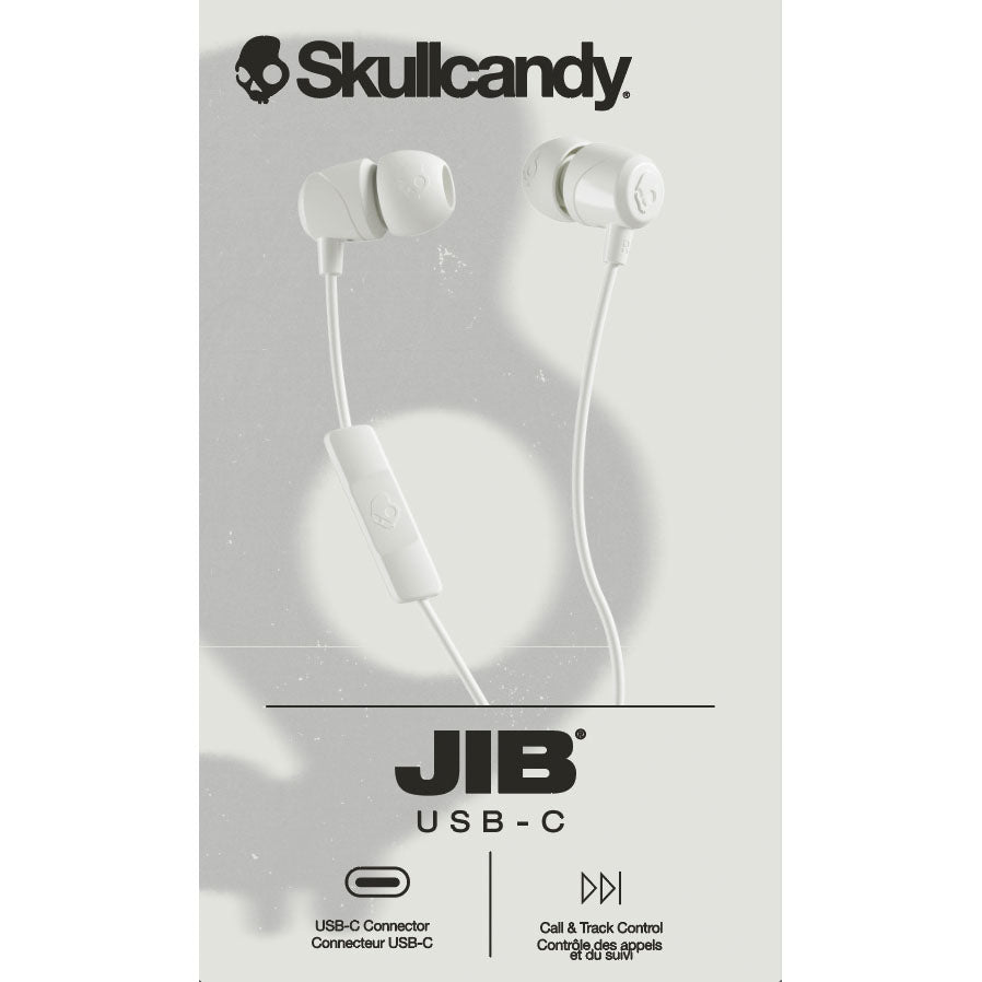 Skullcandy Headphone Jib Usb C Wired In Ear Bone White