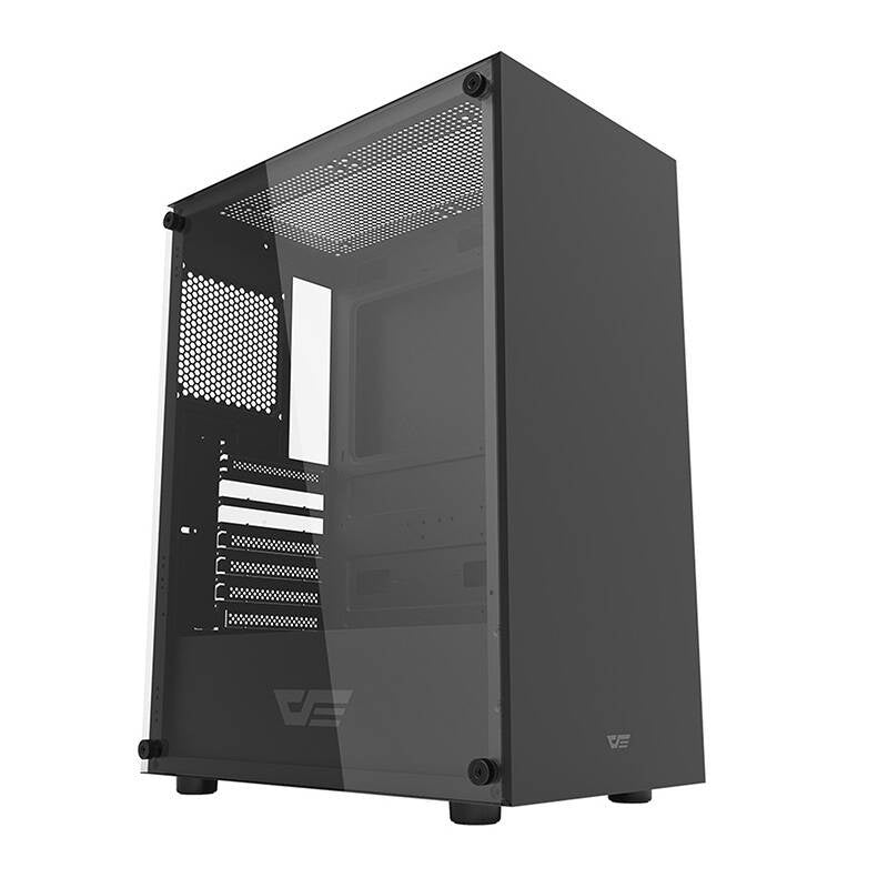 Computerkasse Darkflash DK100 (sort)