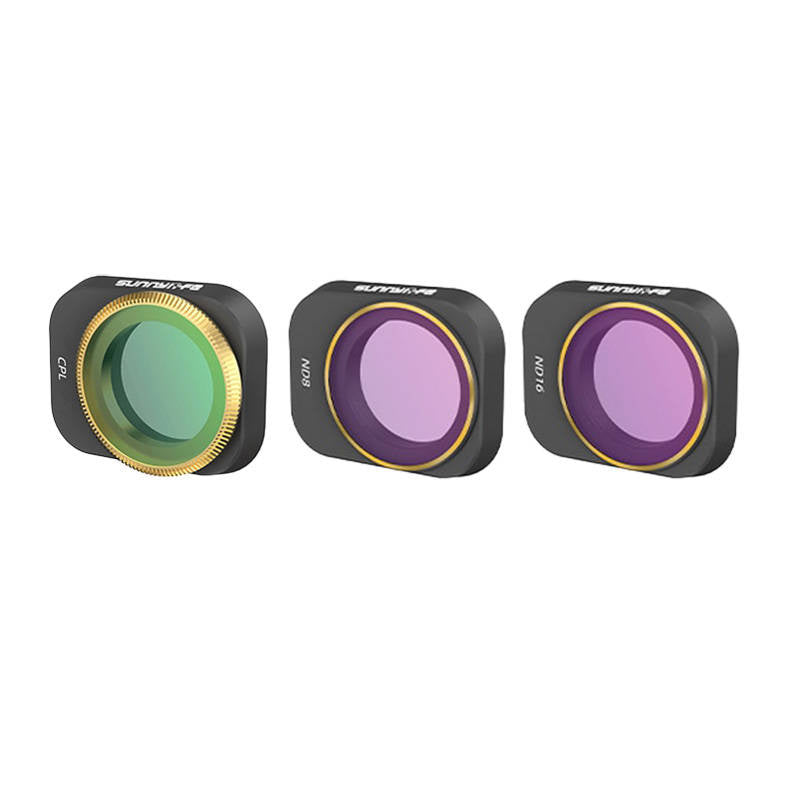 Sæt med 3 filtre CPL+ND8+ND16 Sunnylife til DJI Mini 3 Pro (MM3-FI415)