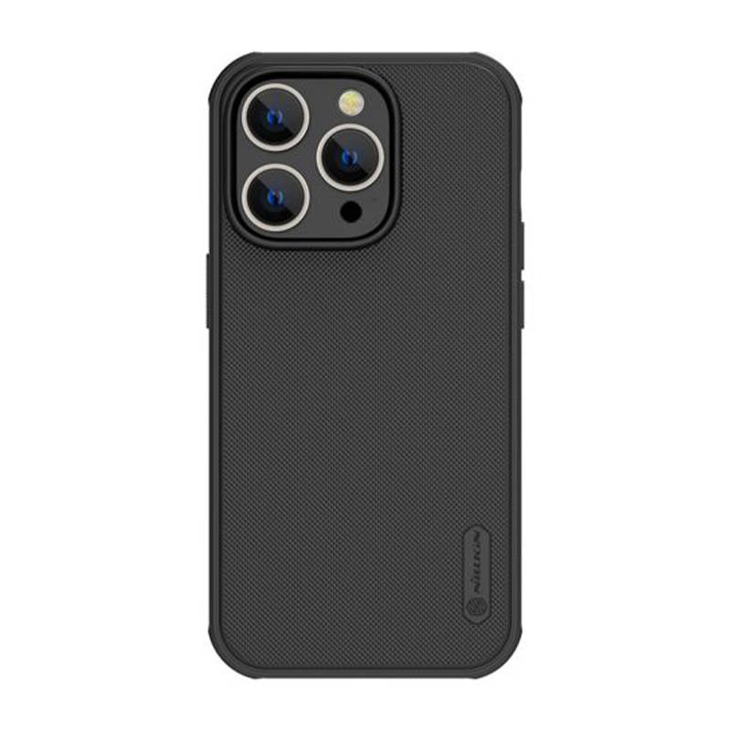Case Nillkin Super Frosted Shield Pro til Apple iPhone 14 Pro (sort)