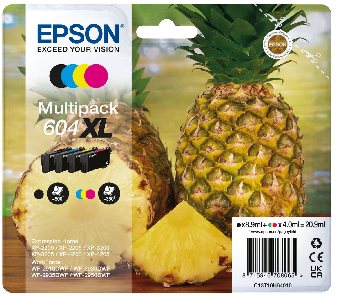 T604XL Multipack 4-colours Ink