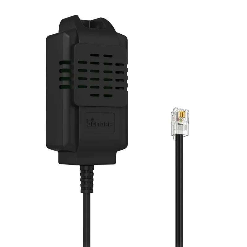 Sensor for temperatur og fugtighed Sonoff THS01, RJ9