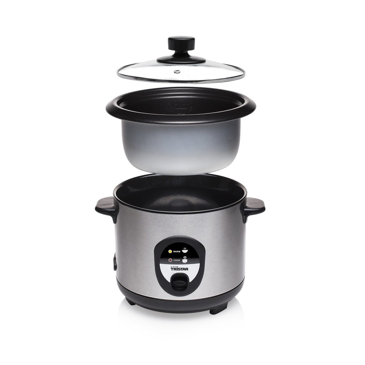 Tristar Riskoger 1liter Rustfrit stål