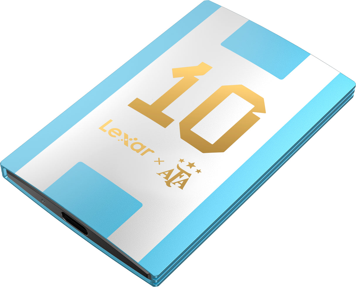 Lexar SL500 1 TB USB Type-C USB 3.2 Gen 2x2 Blå, Hvid