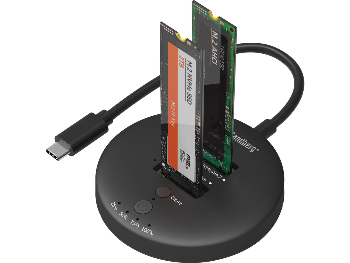 SANDBERG USB3.2 Cloner Dock for M2+NVMe