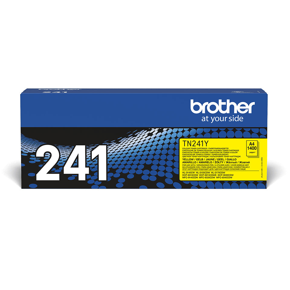 Brother TN-241Y tonerpatron 1 stk Original Gul