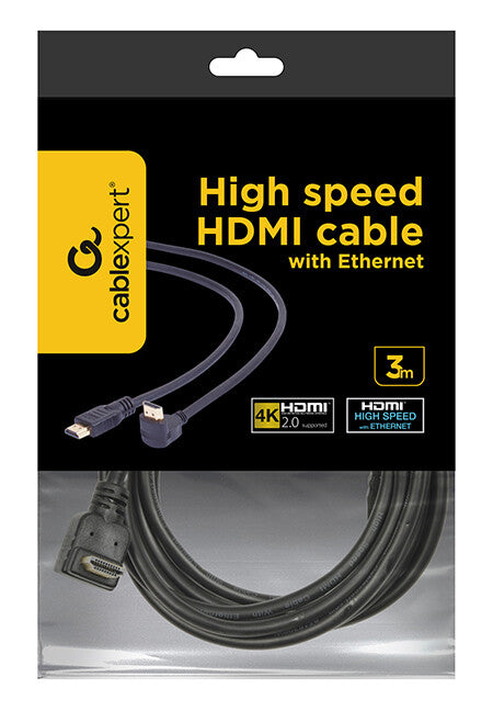 Gembird 3m HDMI HDMI-kabel HDMI Type A (Standard) Sort