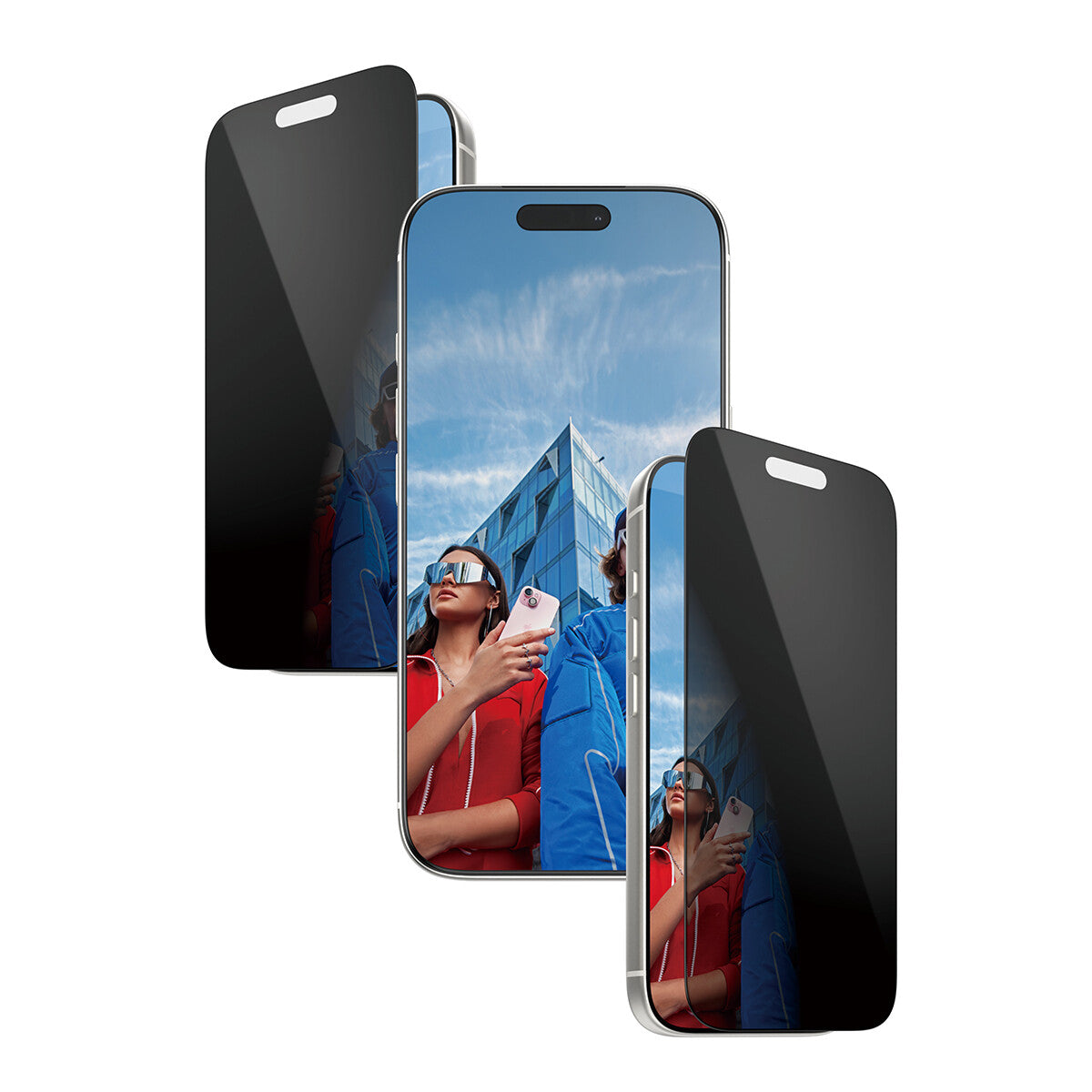PanzerGlass ® 2-Way Privacy Skærmbeskyttelse iPhone 17 Pro | Ultra-Wide Fit m. EasyAligner
