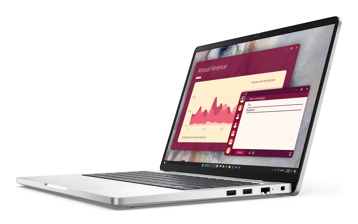 DELL Pro 14 PC14250 Intel Core Ultra 5 235U Laptop 35,6 cm (14") Full HD+ 16 GB DDR5-SDRAM 512 GB SSD Wi-Fi 6E (802.11ax) Windows 11 Pro Platin