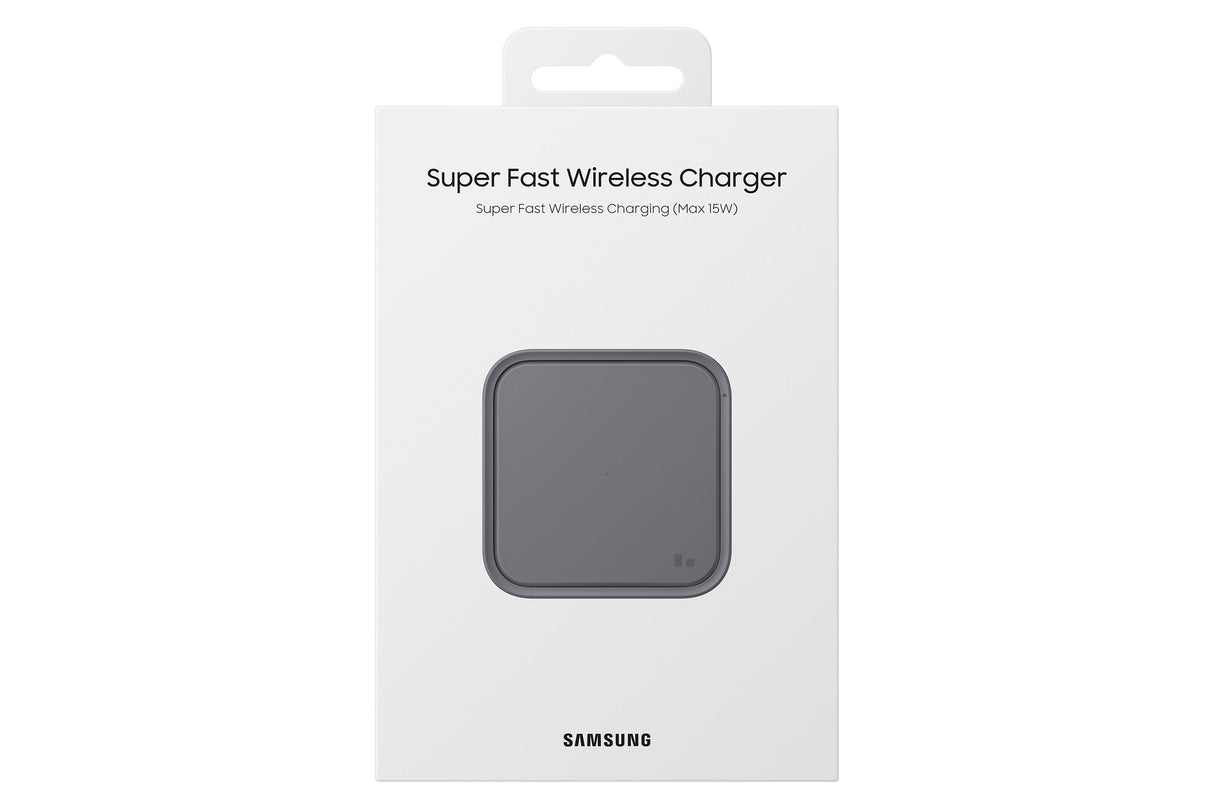 Samsung EP-P2400 Smartphone Grå USB Trådløs opladning Hurtig opladning Indendørs