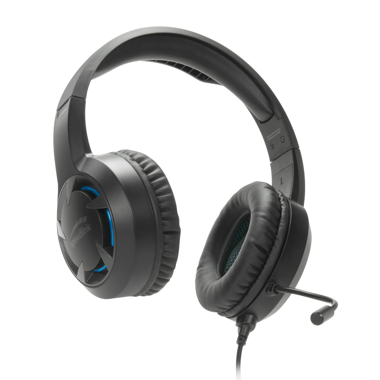 SPEEDLINK CASAD Headset Ledningsført Spil Sort