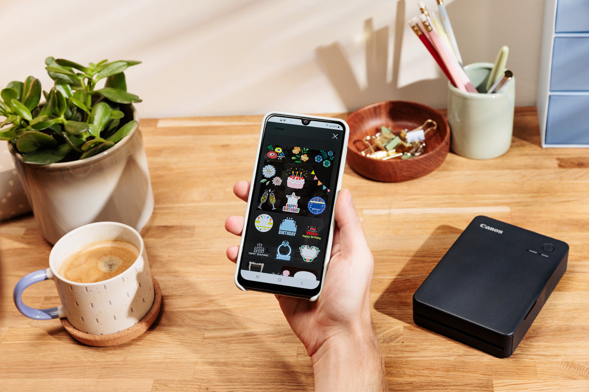 Canon SELPHY QX20 BK fotoprinter Farvesublimation 287 x 287 dpi 2.8" x 3.3" (7.2x8.5cm) Wi-Fi