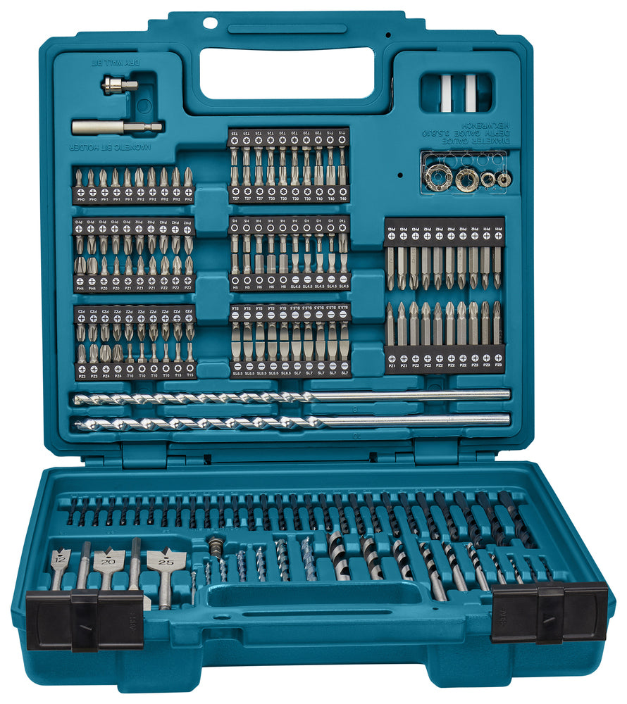Makita E-11689 Bor og Bitssæt 256 dele
