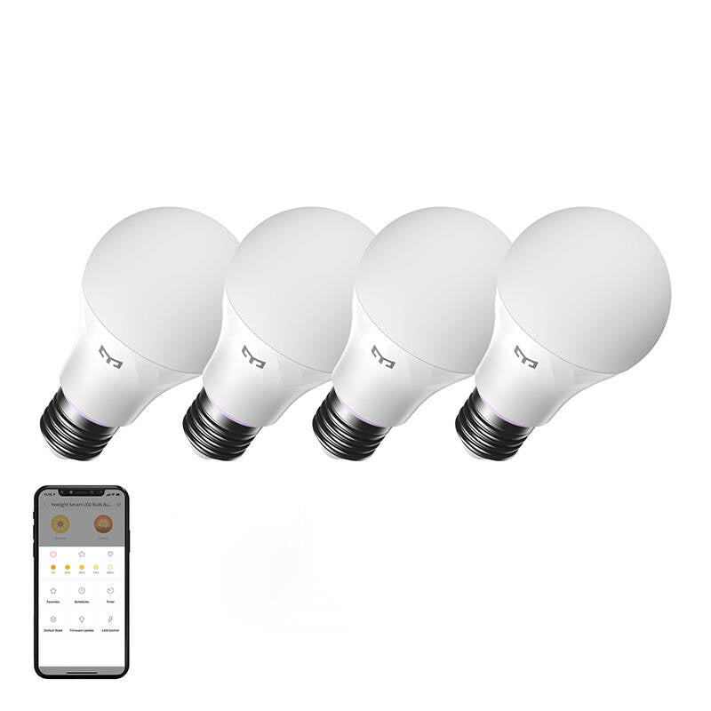 Yeelight GU10 Smart Bulb W4 (dæmpelig) - 4 pcs