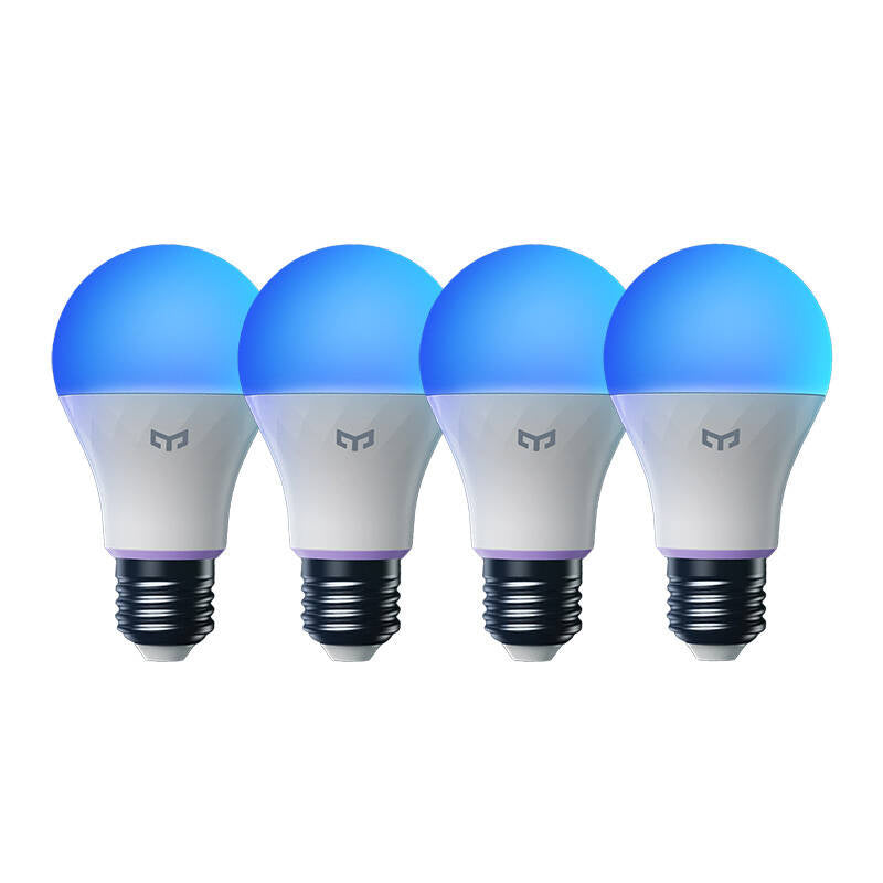 Yeelight E27 Smart Bulb W4 (farvet) - 4 stk.