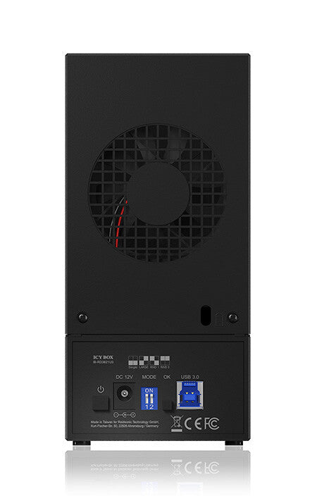 ICY BOX IB-RD3621U3 HDD/SSD enclosure Black 3.5"