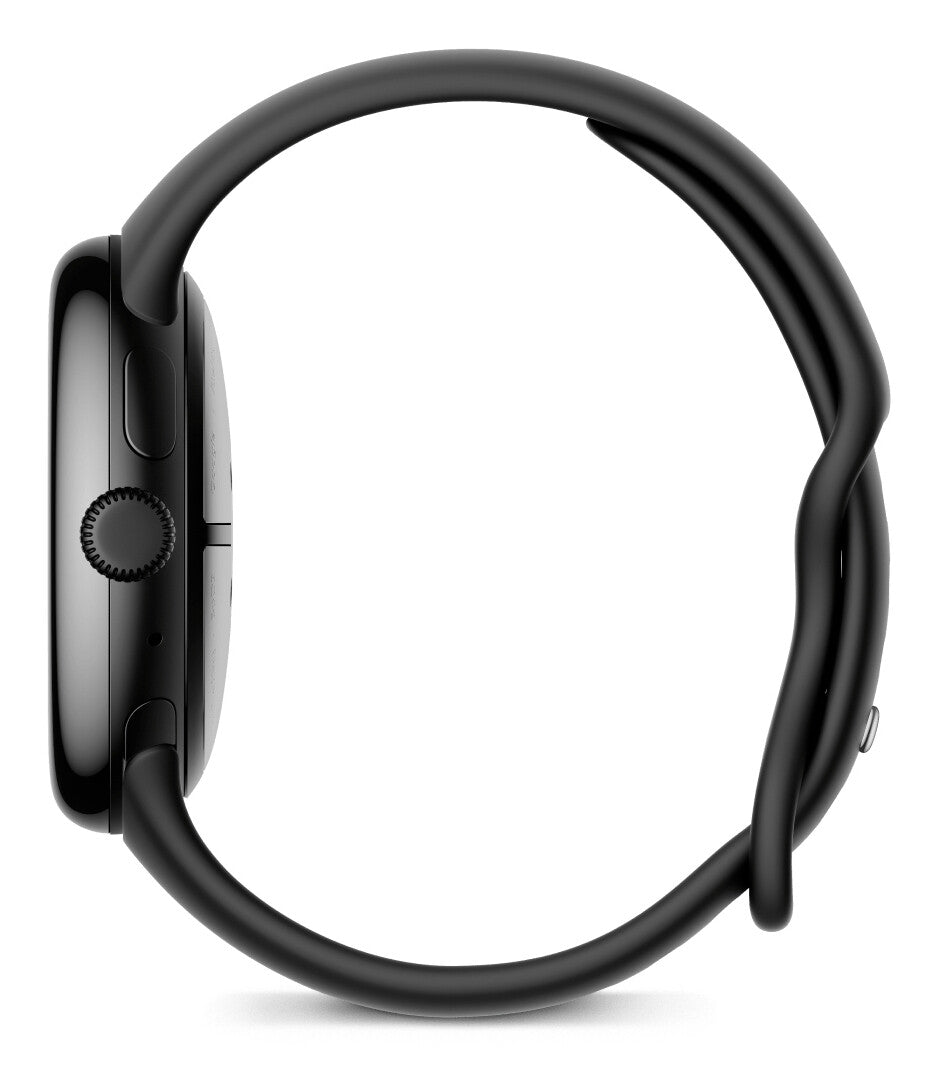 Google Pixel Watch 3 AMOLED 45 mm Digital Berøringsskærm 4G Sort Wi-Fi GPS (satellit)