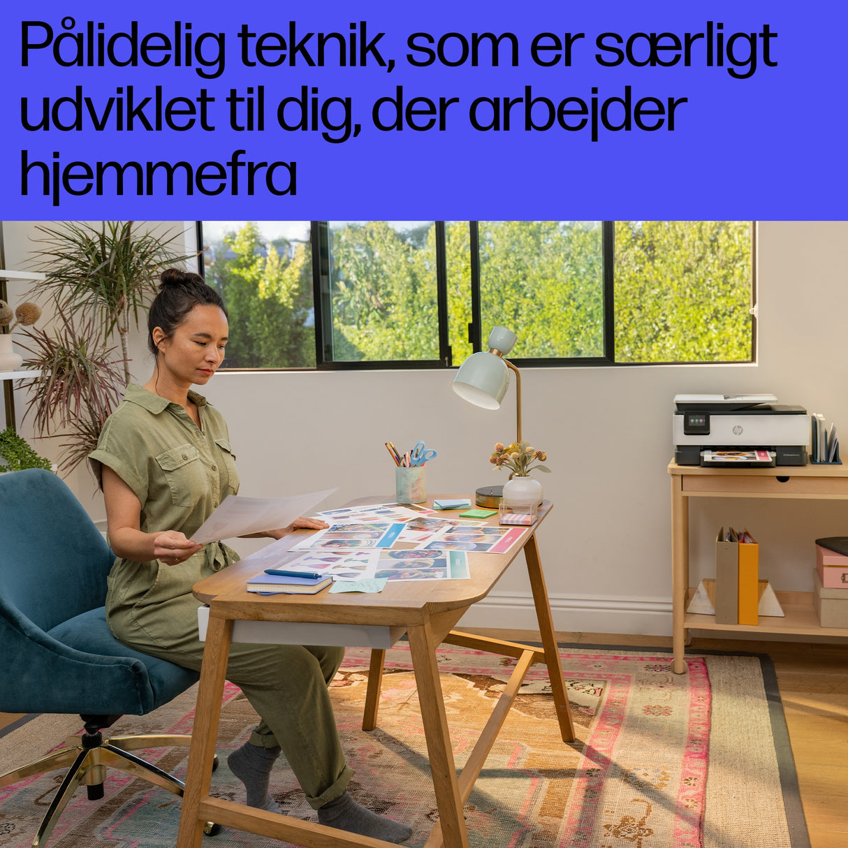 HP OfficeJet Pro 8124e Trådløst All-in-One Farve Printer, Instant Ink; 2-sidet printning