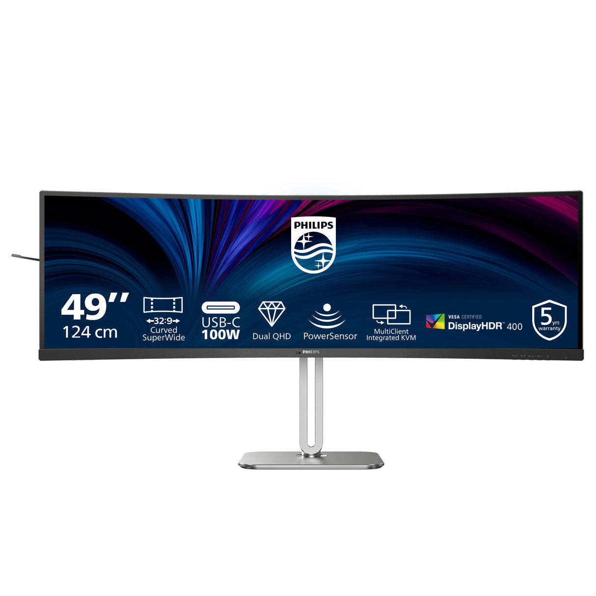Philips 49B2U5900C 49 VA 5120 x 1440 (UltraWide) HDMI DisplayPort USB-C 75Hz