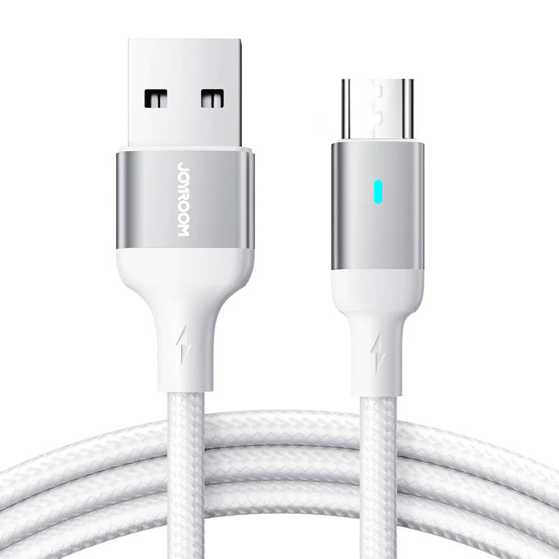 Kabel til Micro USB-A / 2.4A / 2m Joyroom S-UM018A10 (hvid)