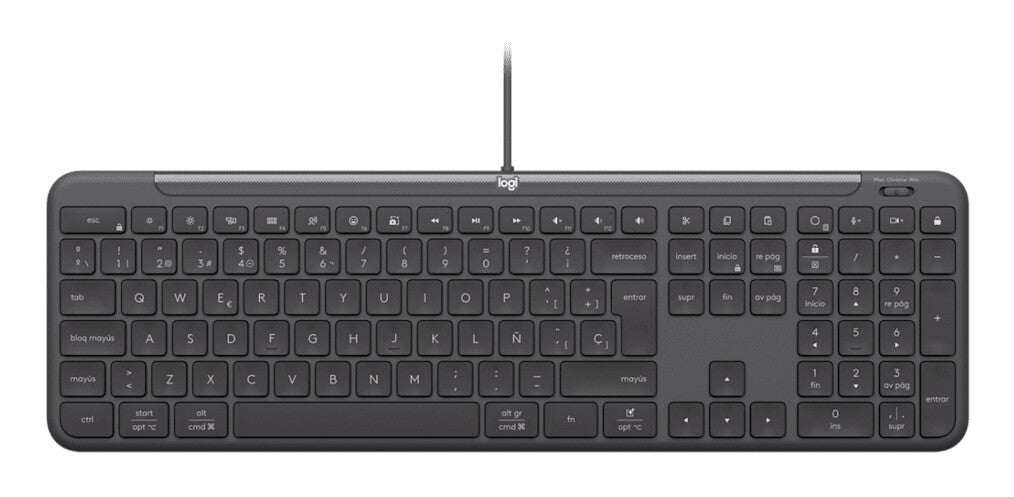Logitech 920-013343 tastatur Mus inkluderet Hjemme/kontor USB QWERTZ Tysk Grafit