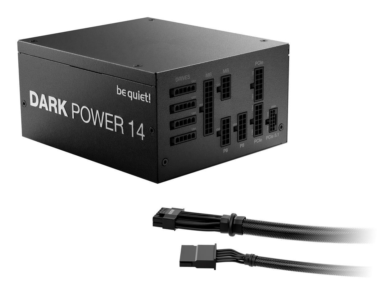 be quiet! Dark Power 14 1000 W - 80 Plus Titanium enhed til strømforsyning 20+4 pin ATX ATX Sort