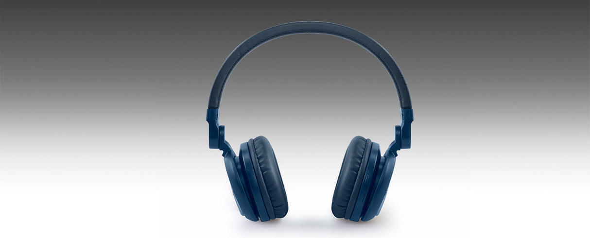 Muse M-276BTB hovedtelefoner/headset Kabel & trådløs Opkald/musik Bluetooth Blå