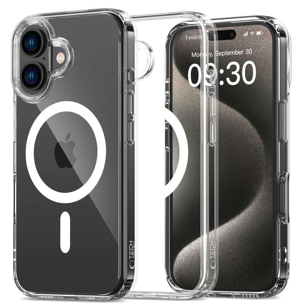 Tech Protect Flexair Hybrid Magsafe Iphone 16 Plus Clear