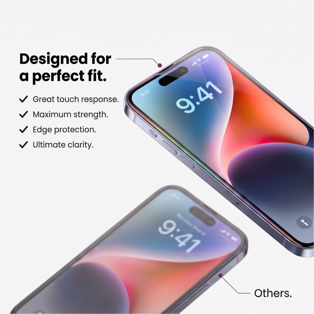 Hærdet Glas Tech Protect Glass Fit+ 2 Pack Galaxy S26 Fe Clear