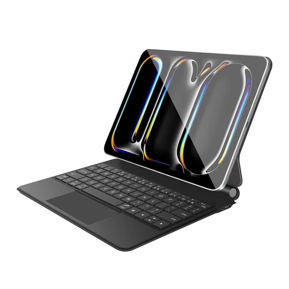 Tech Protect Smartcase Magnetisk + Tastatur Ipad Pro 11” 5/6 2024 2025 Sort