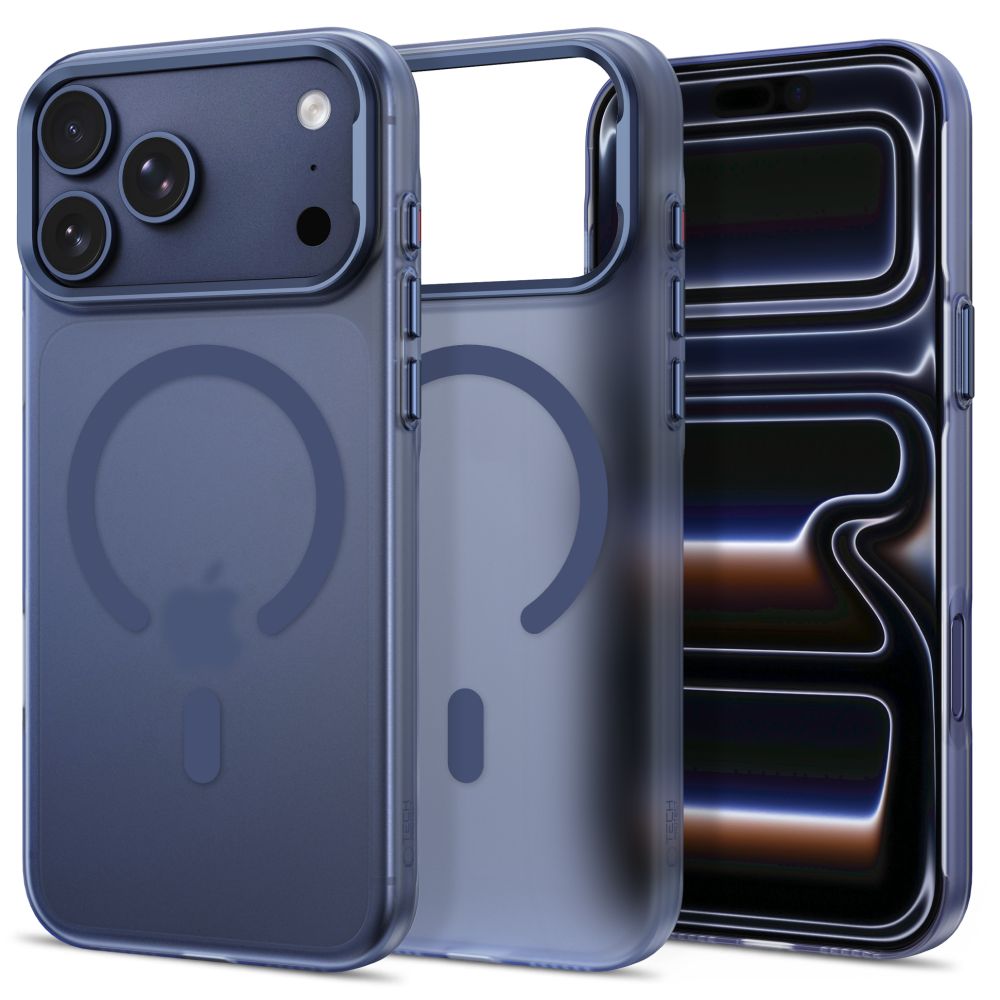 Tech Protect Magzero Magsafe Iphone 17 Pro Max / 18 Pro Max Mat Dyb Blå