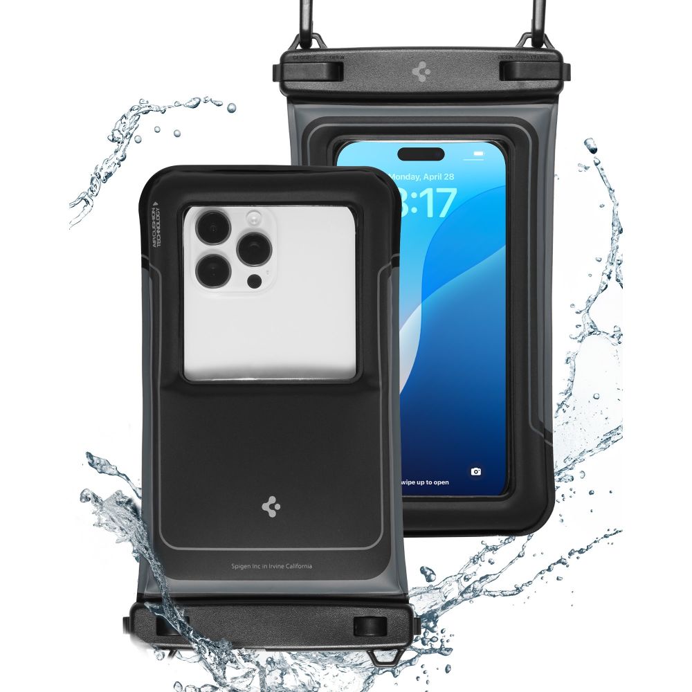 Spigen A611 P Universal Vandtæt Flydende Etui 2 Pak Matsort