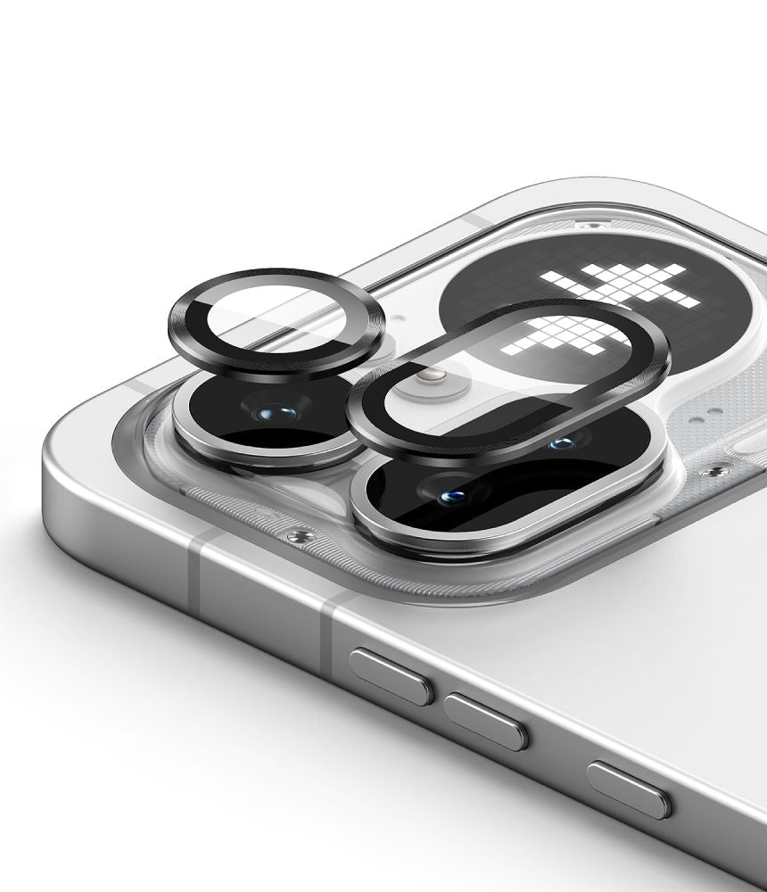 Kamera Beskyttelse Ringkamerabeskytter 2 Pak Til Nothing Phone 4 A Pro Sort