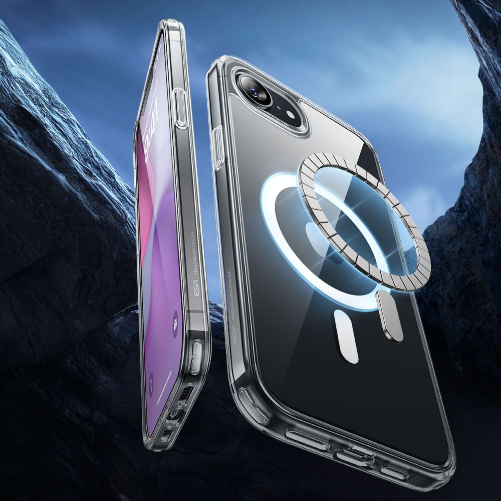 Esr Classic Hybrid Halolock Magsafe Iphone 16 E / 17 E Klar