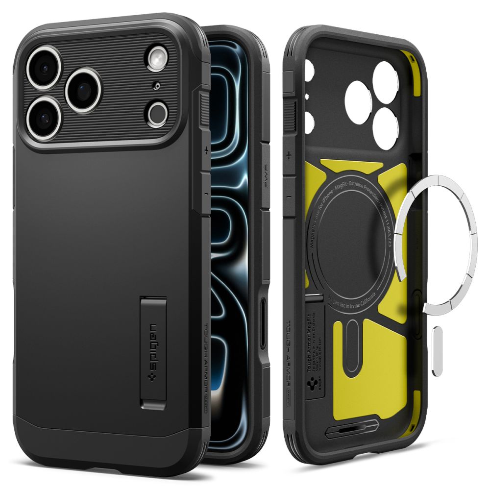Spigen Tough Armor T Magsafe Iphone 17 Pro / 18 Pro Sort