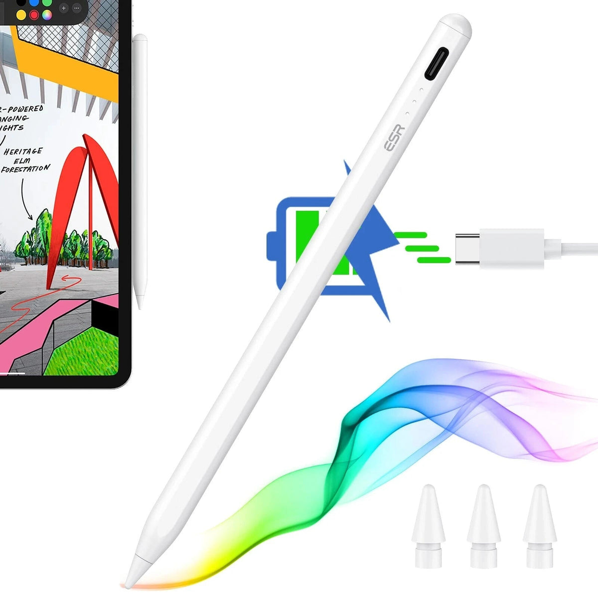 esr 4894240164952 stylus pen Hvid