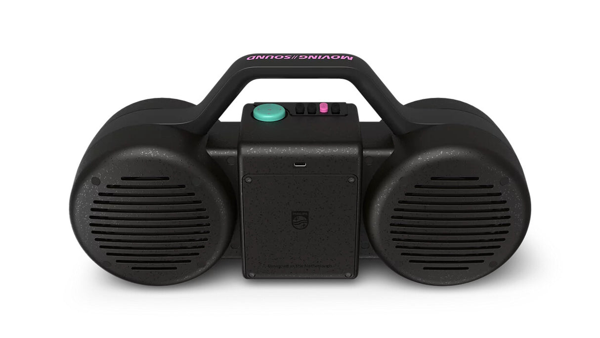 Philips The Roller Bærbar stereohøjttaler Sort 60 W