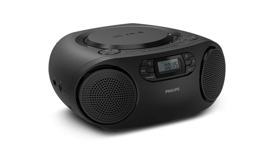 Philips TAZ2000B/10 CD-afspiller Sølv, Sort Bærbar CD-afspiller