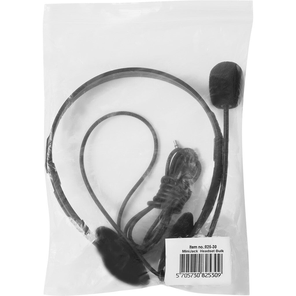 Sandberg 825-30 hovedtelefoner/headset Ledningsført Kontor/Callcenter Sort