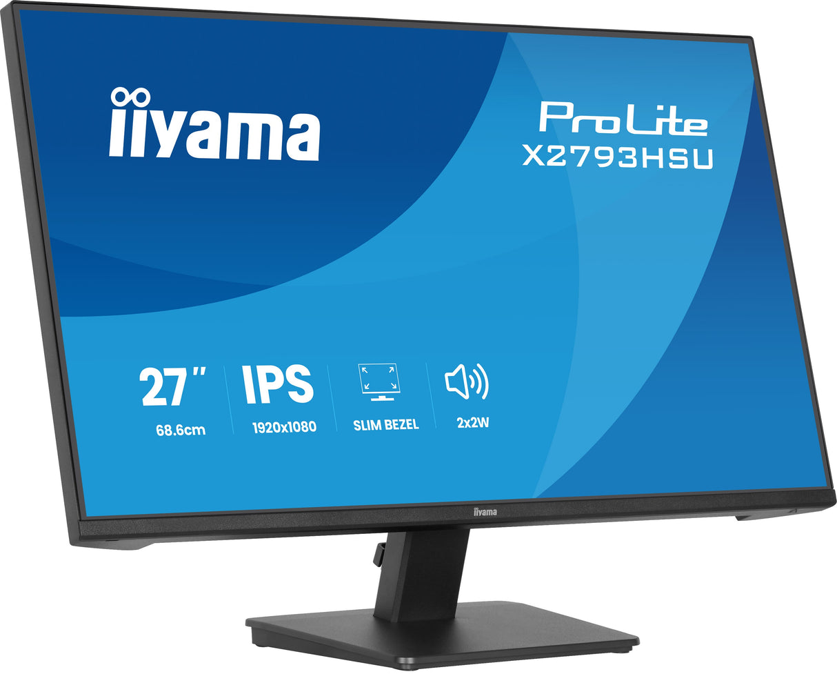 Iiyama X2793HSU-B1 27 IPS 1920 x 1080 (Full HD) HDMI DisplayPort 120Hz